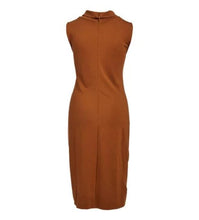Load image into Gallery viewer, Rapheeze Italian Sleeve Free Brown Dress