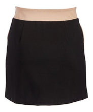 Load image into Gallery viewer, Rapheeze American Tradition Black With Taupe Pocket Mini Skirt
