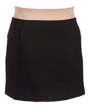 Load image into Gallery viewer, Rapheeze American Tradition Black With Taupe Pocket Mini Skirt