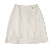 Load image into Gallery viewer, English Italian Half Wrap White Skirt