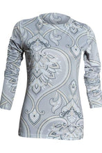 Load image into Gallery viewer, Paisley Contouring T-Top Extra Long Sleeve