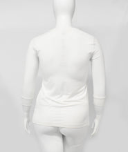Load image into Gallery viewer, Casual Dress Top With Open Chest Buttons-White