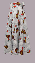 Load image into Gallery viewer, White Long Maxi Skirt Original Superior Dutch Hollandais Printed UV Fabric