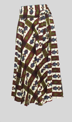 Brown Floor Long Maxi Skirt Original Superior Cotton