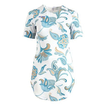 Load image into Gallery viewer, Modern Floral Tunic Above The Knee

