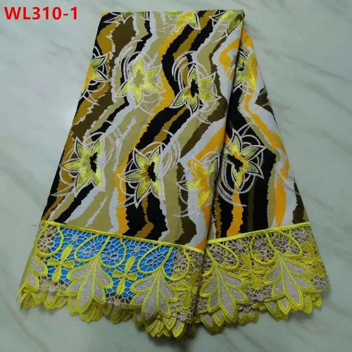 Embroidery Net Lace Rich Cotton Design 5 Yards