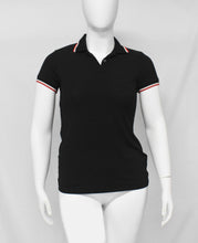 Load image into Gallery viewer, Body Contouring UV Protection Polo&#39;s Top-Black
