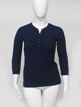 Load image into Gallery viewer, Casual Dress Top With Open Chest Buttons-

