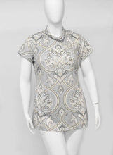 Load image into Gallery viewer, Floral Gray Paisley Dress Top
