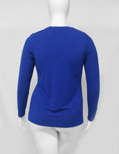 Load image into Gallery viewer, Cross Logo Long Sleeve UV Dress T-Top- Blue
