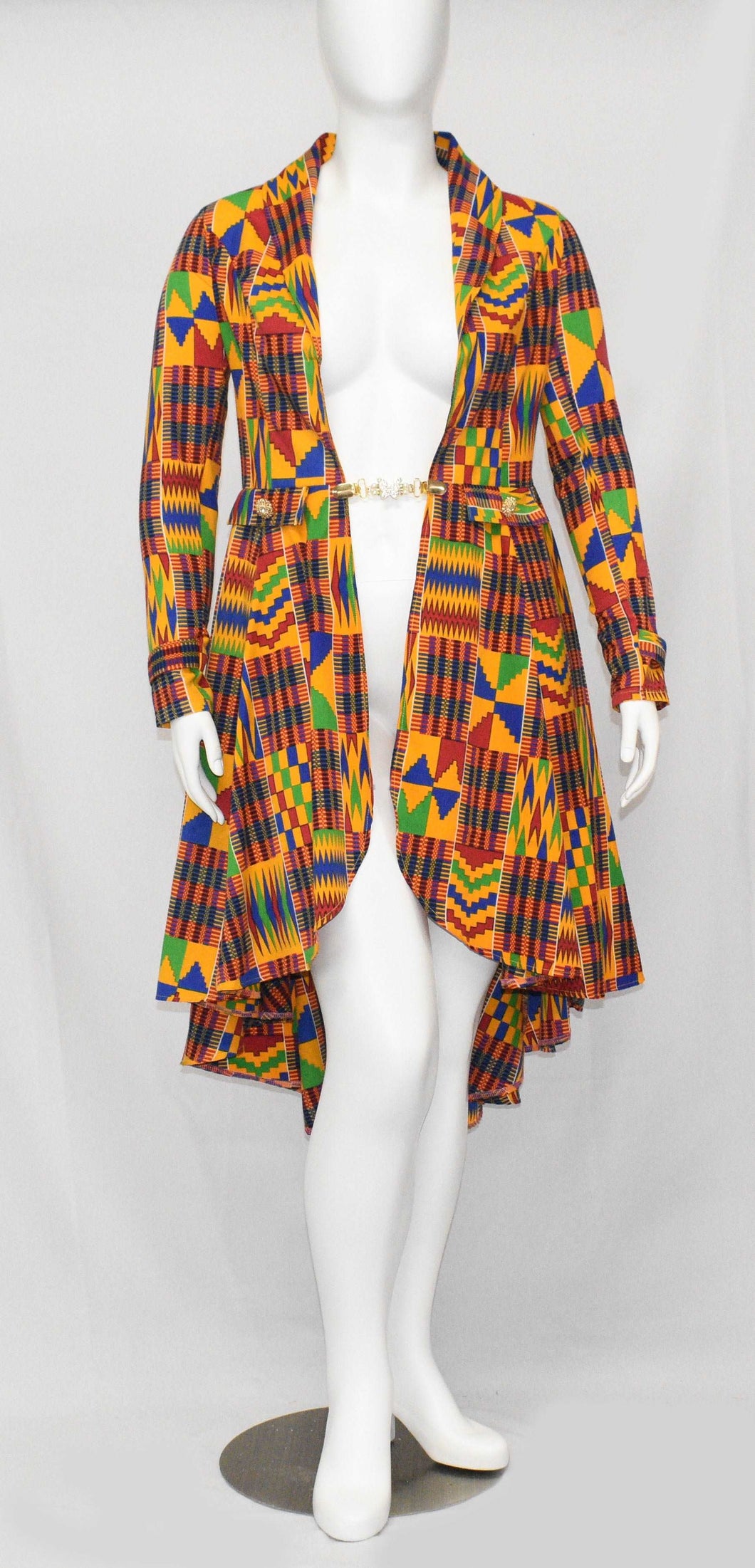 Multi Color African Trendy Suit On Dutch