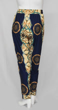 Load image into Gallery viewer, Long Woman Work Pant with Unique Body Print - Blue
