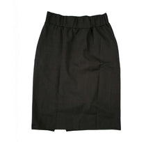 Load image into Gallery viewer, English Italian Black Half Button V-Skirt
