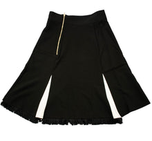Load image into Gallery viewer, UV Sheild Black Skirt With White Contrast-Above knee length
