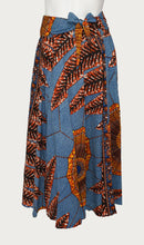 Load image into Gallery viewer, Red Leaf Design Floor Length Maxi Skirt On Dutch
