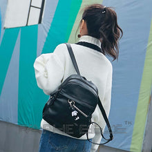 Load image into Gallery viewer, Cross body Classic Small Backpack for Woman - Classic Black Color
