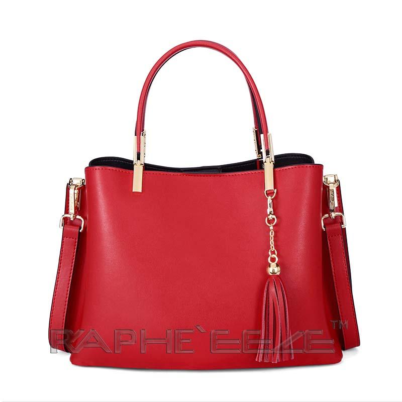 Mini Sized Handbag for Woman Tote Style - Wine Red