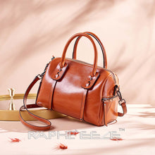 Load image into Gallery viewer, Mini Classic Tote Handbag for Woman - Leather Brown
