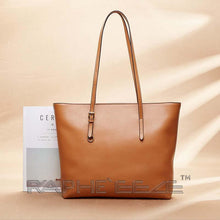 Load image into Gallery viewer, Classic Tote Bag for Woman - Brown Color
