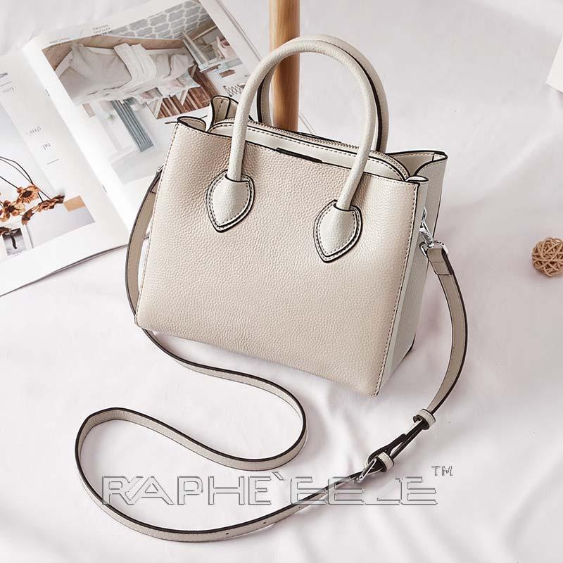 Casual Style Handbag Purse for Women - White Color