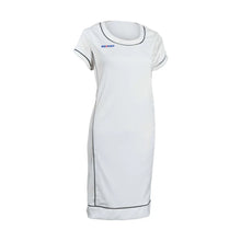 Load image into Gallery viewer, Body Contouring Half-Sleeve Long Polo Top - White
