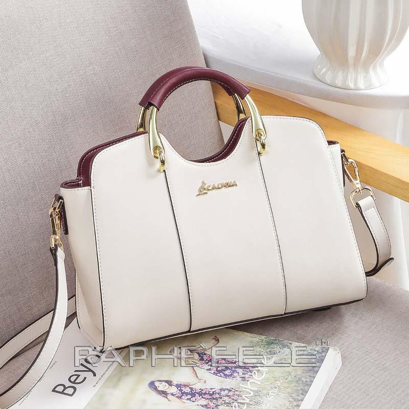 Small Elegant & Stylish Tote Handbag for Woman - White