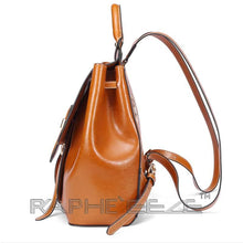 Load image into Gallery viewer, Classic Leather Brown Tote Bag for Woman-Mini Handbag
