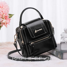 Load image into Gallery viewer, Stylish Tweed Bags for Women - Black Mini Sized Handbag
