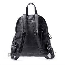 Load image into Gallery viewer, Cross body Classic Small Backpack for Woman - Classic Black Color
