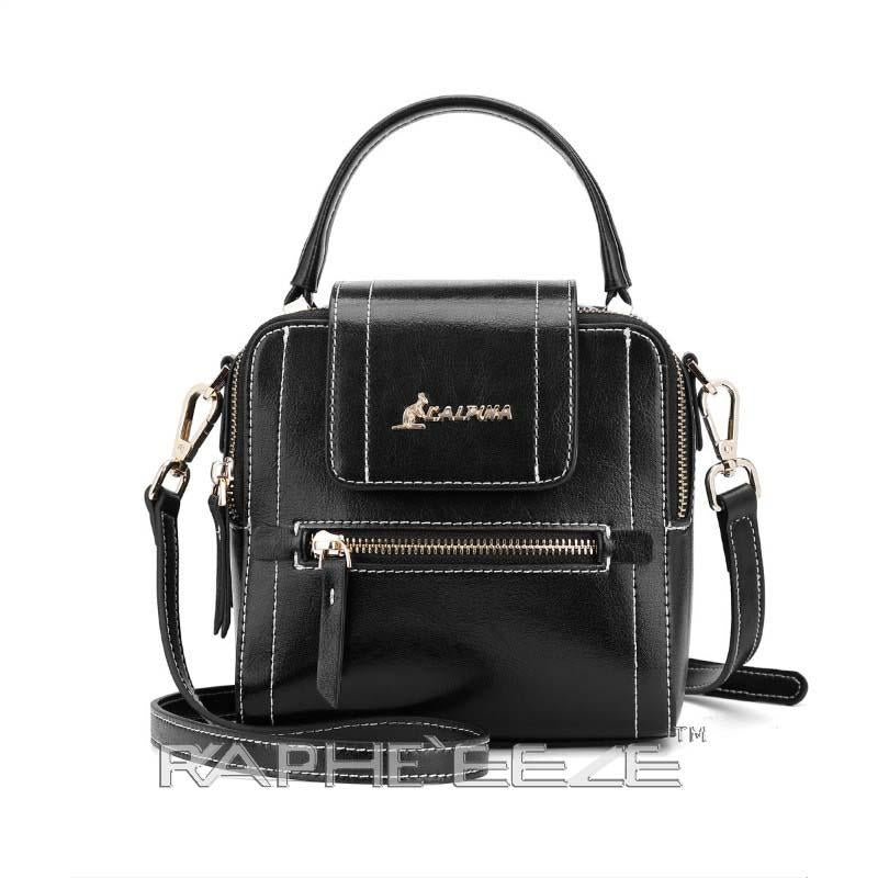 Stylish Tweed Bags for Women - Black Mini Sized Handbag