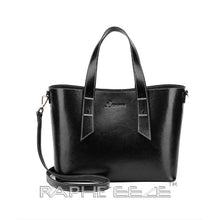 Load image into Gallery viewer, Midi Size Classic Tote Handbag for Woman - Black Color
