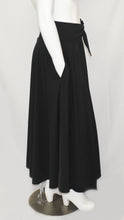Load image into Gallery viewer, Royal Black Polyester Floor Length Maxi Skirt
