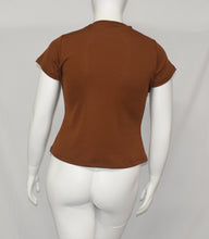 Load image into Gallery viewer, Rapheeze Presents 4-way super stretch T-tops - Gingerbread color
