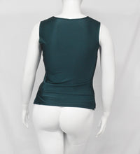 Load image into Gallery viewer, Sleeveless Green Blend Spandex Top
