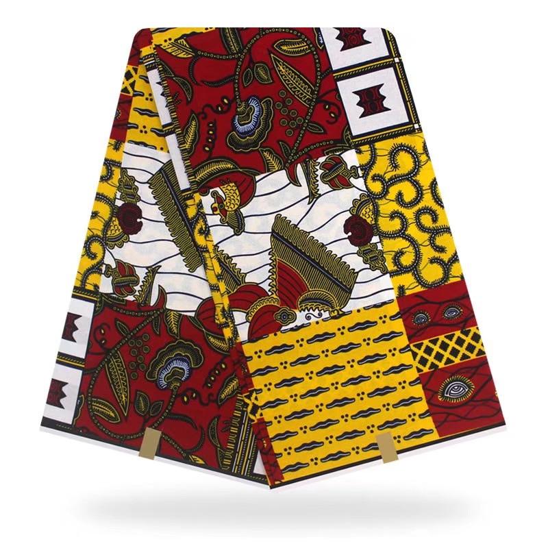 Original Traditional African Printed Cotton Wrapper Fabric Made in Holland