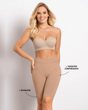 Load image into Gallery viewer, Royal Black Seamless High Waist Shapewear with Thigh Compression
