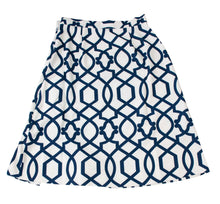 Load image into Gallery viewer, Rapheeze Designed Midi Wide Skirt with Lively Blue Print
