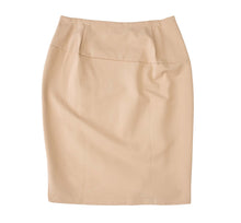 Load image into Gallery viewer, English Taupe PolySpandex V-Curve Skirt
