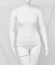 Load image into Gallery viewer, Sun White Sleeveless Spandex Top
