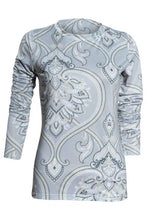 Load image into Gallery viewer, Paisley Contouring T-Top Extra Long Sleeve
