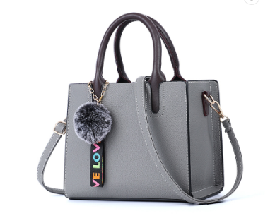 Beautiful Designed Genuine Italian Leather Made Tote Bag for Women - Gray