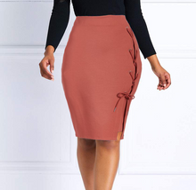Load image into Gallery viewer, Rapheeze ABCG Mini Taupe Personality Marsala Skirt
